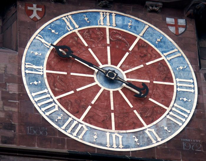 Die Münsteruhr mit nur einem Stundenzeiger